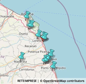 Mappa Via Guglielmo Marconi, 62017 Porto Recanati MC, Italia (13.405)