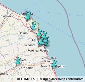 Mappa Via Pacinotti, 62017 Porto Recanati MC, Italia (11.32091)