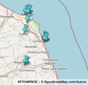 Mappa Via A.Caro, 62017 Porto Recanati MC, Italia (16.09727)