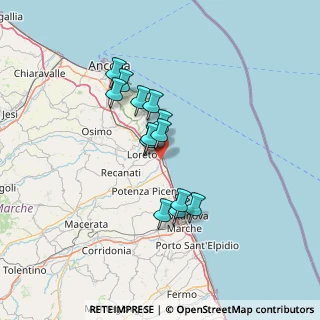 Mappa Via Santa Maria de Mattias, 62017 Porto Recanati MC, Italia (11.10231)