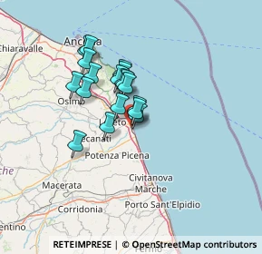 Mappa SS 16 Adriatica, 62017 Porto Recanati MC, Italia (9.96833)