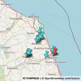 Mappa Via Archi, 60025 Loreto AN, Italia (12.64842)