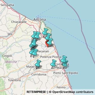 Mappa Via Archi, 60025 Loreto AN, Italia (11.95059)