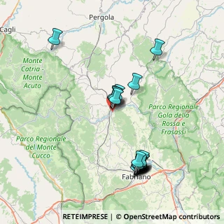 Mappa Via Vaseria, 60041 Sassoferrato AN, Italia (7.9915)