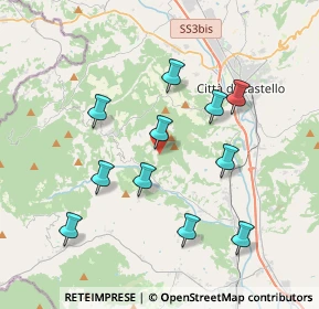 Mappa 06010 Città di Castello PG, Italia (3.78727)