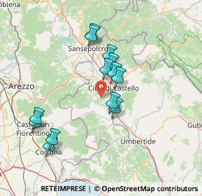 Mappa 06010 Città di Castello PG, Italia (13.67846)