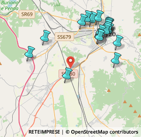 Mappa Strada D, 52100 Arezzo AR, Italia (4.8975)