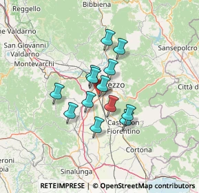 Mappa Strada D, 52100 Arezzo AR, Italia (9.59231)