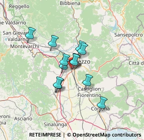 Mappa Strada D, 52100 Arezzo AR, Italia (9.68333)