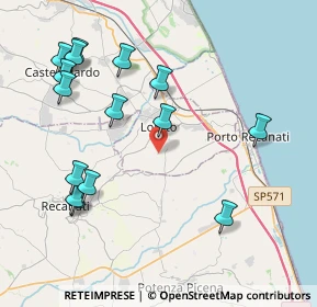 Mappa Via Valdicerro di Sopra, 60025 Loreto AN, Italia (4.73267)