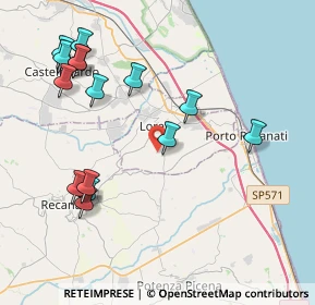 Mappa Via Valdicerro di Sopra, 60025 Loreto AN, Italia (4.6875)