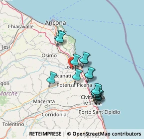 Mappa Via Valdicerro di Sopra, 60025 Loreto AN, Italia (12.24)