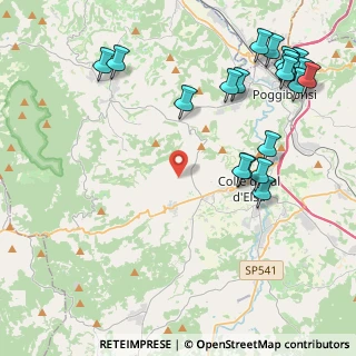 Mappa Via Montecchino, 53034 Colle di Val D'Elsa SI, Italia (5.6495)