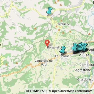 Mappa Via Montecchino, 53034 Colle di Val D'Elsa SI, Italia (2.7845)