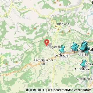 Mappa Via Montecchino, 53034 Colle di Val D'Elsa SI, Italia (3.225)