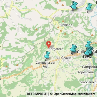 Mappa Via Montecchino, 53034 Colle di Val D'Elsa SI, Italia (3.35)