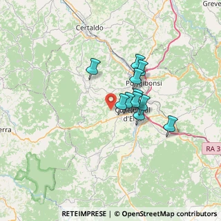 Mappa Via Montecchino, 53034 Colle di Val D'Elsa SI, Italia (4.91182)