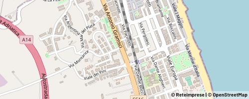 Mappa Porto Recanati