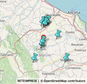 Mappa C69Q+WF, 62011 Cingoli MC, Italia (11.11231)