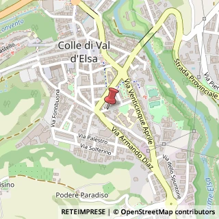 Mappa Via Don Giovanni Minzoni, 16, 53034 Colle di Val d'Elsa, Siena (Toscana)