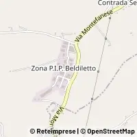 Mapa Montefano