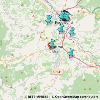 Mappa Via Francesco Campana, 53034 Colle di Val d'Elsa SI, Italia (4.90706)
