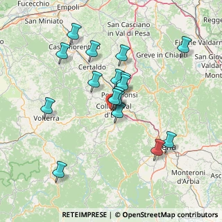 Mappa Via Francesco Campana, 53034 Colle di Val d'Elsa SI, Italia (13.67353)