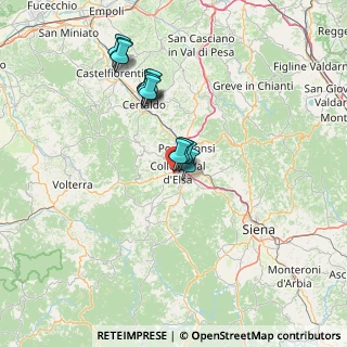 Mappa Via Francesco Campana, 53034 Colle di Val d'Elsa SI, Italia (12.725)