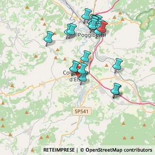 Mappa Via Martiri della Libertà, 53034 Colle di Val d'Elsa SI, Italia (4.075)