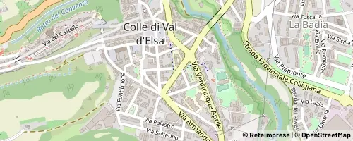 Mappa Colle di Val d'Elsa