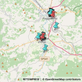 Mappa Via Pieve in Piano, 53034 Colle di Val d'Elsa SI, Italia (3.727)