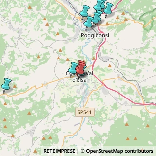 Mappa Via Pieve in Piano, 53034 Colle di Val d'Elsa SI, Italia (4.73417)