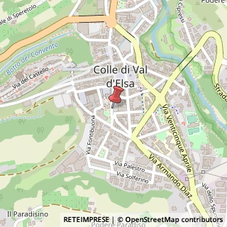 Mappa Via oberdan 44, 53034 Colle di Val d'Elsa, Siena (Toscana)