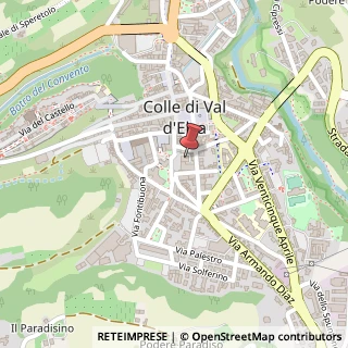 Mappa Via Guglielmo Oberdan, 42, 53034 Colle di Val d'Elsa, Siena (Toscana)