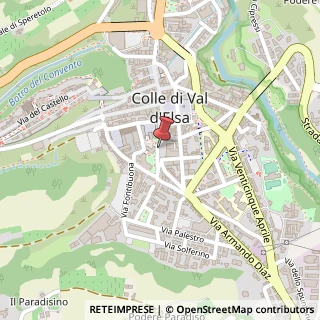 Mappa Via Guglielmo Oberdan, 9, 53034 Colle di Val d'Elsa, Siena (Toscana)