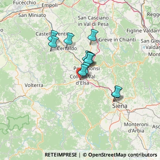 Mappa Via Dell Porta Vecchia, 53034 Colle di Val d'Elsa SI, Italia (10.88333)