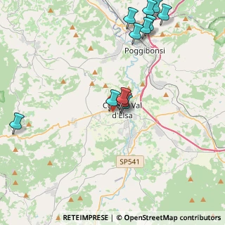 Mappa Via XX Settembre, 53034 Colle di Val d'Elsa SI, Italia (4.875)
