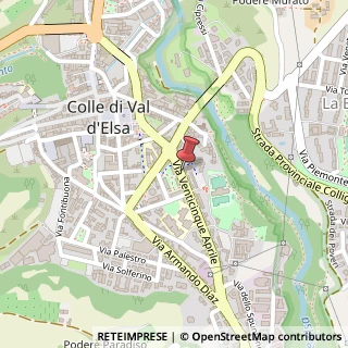 Mappa Via XXV Aprile, 24, 53034 Colle di Val d'Elsa, Siena (Toscana)