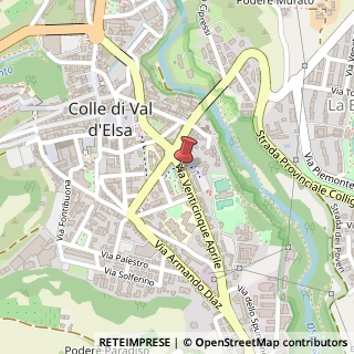 Mappa Via 25 Aprile, 8/B, 53034 Colle di Val d'Elsa, Siena (Toscana)