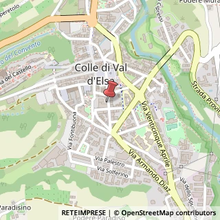 Mappa Via Roma, 13, 53034 Colle di Val d'Elsa, Siena (Toscana)