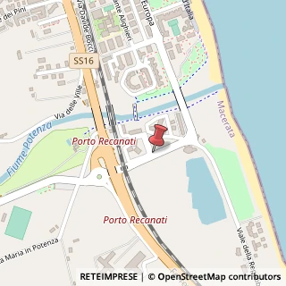 Mappa Via Salvo D'Acquisto, 8, 62017 Porto Recanati, Macerata (Marche)