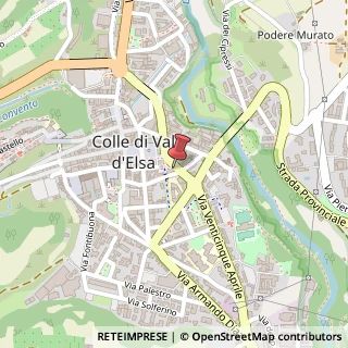 Mappa Via Romano Bilenchi, 53034 Colle di Val d'Elsa, Siena (Toscana)