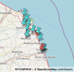 Mappa SS 16, 62017 Porto Recanati MC, Italia (11.71267)