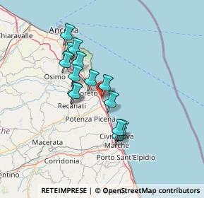 Mappa SS 16, 62017 Porto Recanati MC, Italia (11.54786)