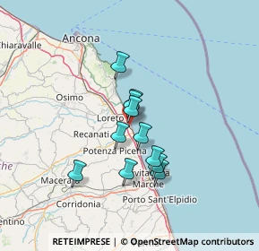 Mappa SS 16, 62017 Porto Recanati MC, Italia (10.03364)