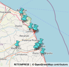 Mappa SS 16, 62017 Porto Recanati MC, Italia (13.375)