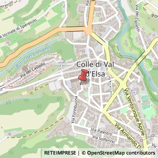Mappa Via dei Fossi, 48, 53034 Colle di Val d'Elsa, Siena (Toscana)