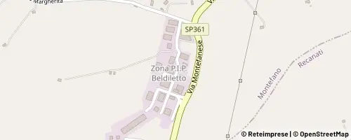 Mappa Montefano