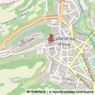Mappa Via garibaldi giuseppe 25, 53034 Colle di Val d'Elsa, Siena (Toscana)