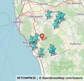 Mappa Via Livornese, 56040 Castellina Marittima PI, Italia (13.54818)